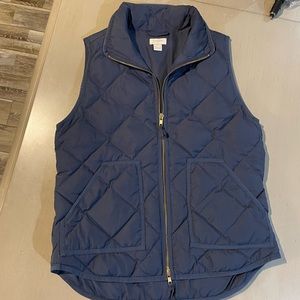 J.Crew Women’s Navy Down Vest
